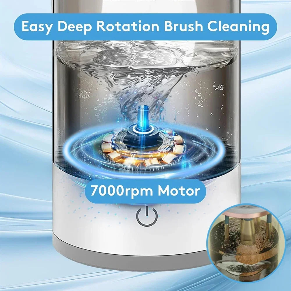 USB Electric Makeup Brush Cleaner Portable 3 In 1